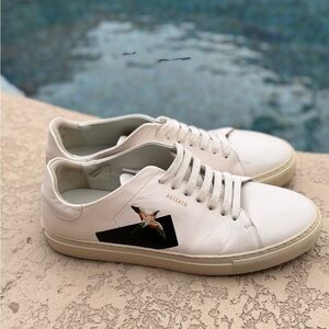 Axel Arigato White and Black Minimalist Sneakers
